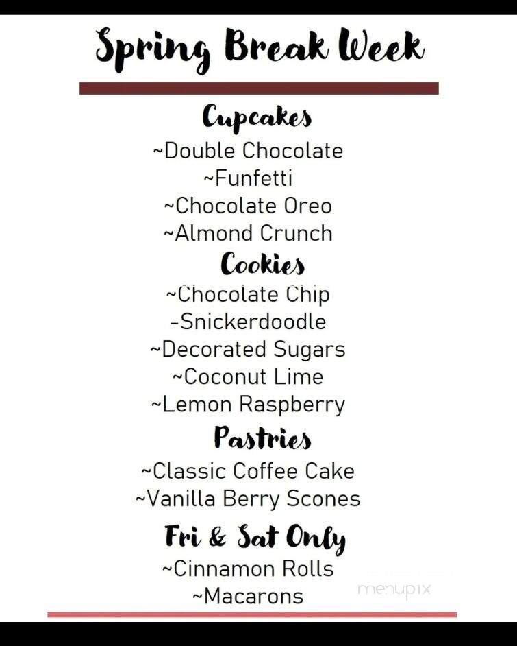 Sprinkles of Joy Bakery - Newberg, OR menu_pic