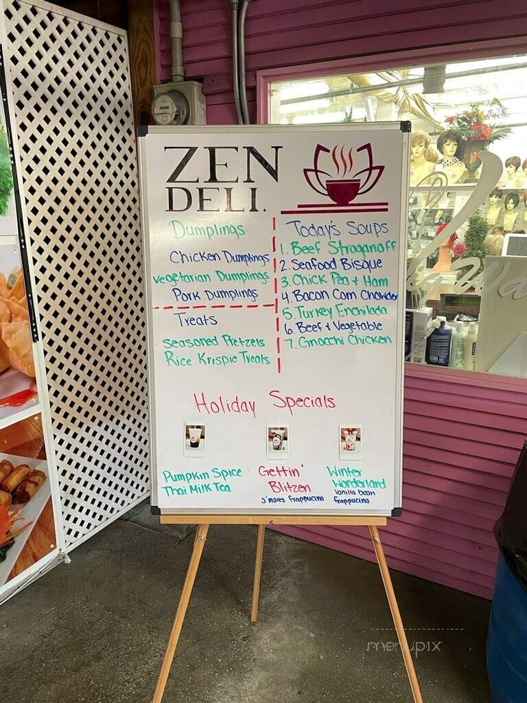 Zen Delicatessen - Fort Myers, FL menu_pic