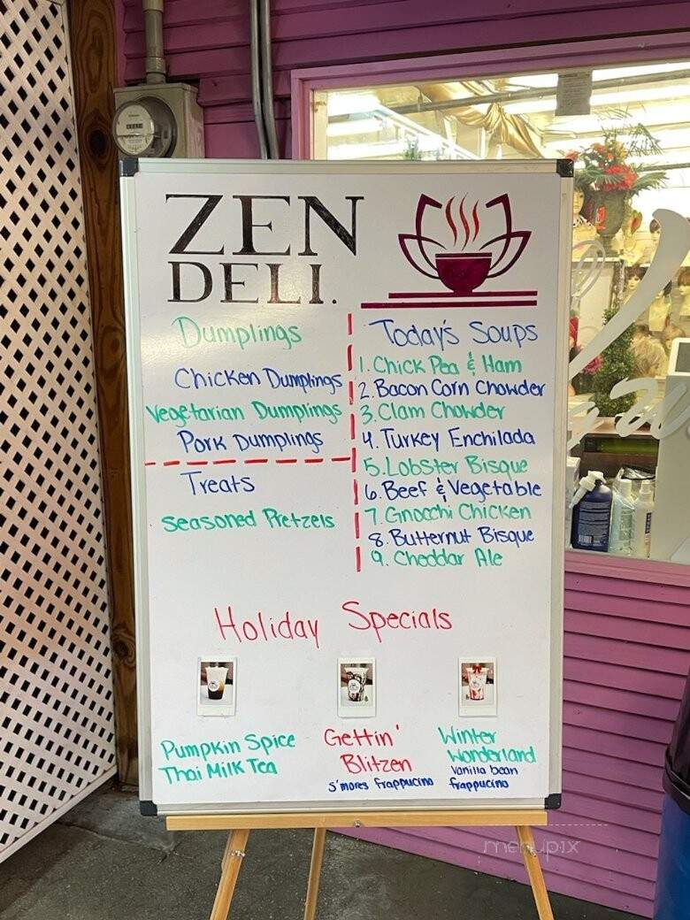 Zen Delicatessen - Fort Myers, FL menu_pic