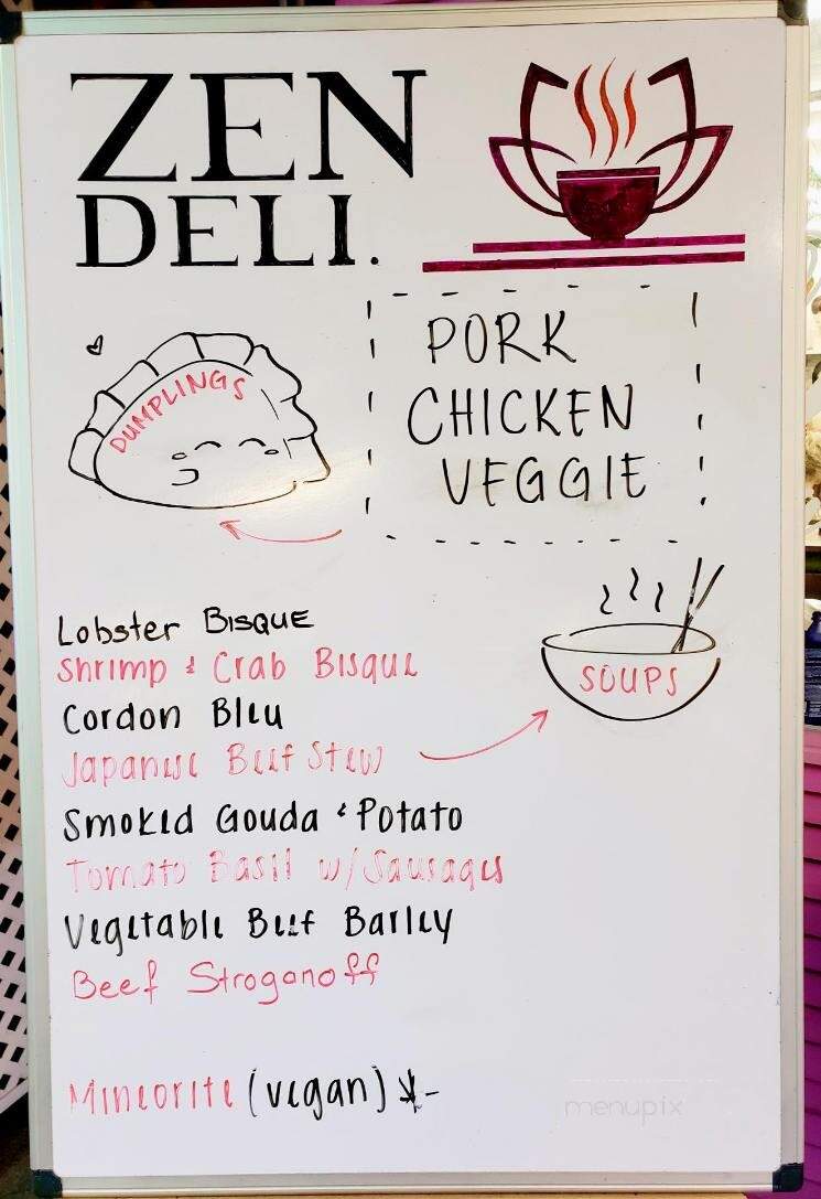 Zen Delicatessen - Fort Myers, FL menu_pic