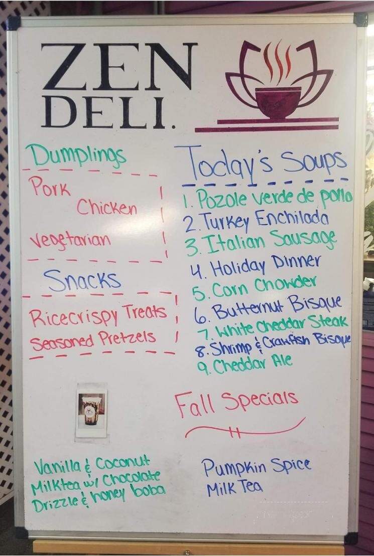 Zen Delicatessen - Fort Myers, FL menu_pic