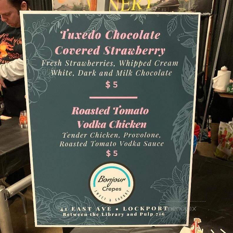 Bonjour Crepes - Lockport, NY menu_pic