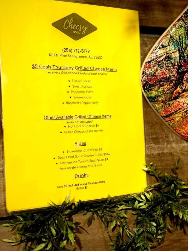 Cheesy Bob Grilled Cheese - Florence, AL menu_pic