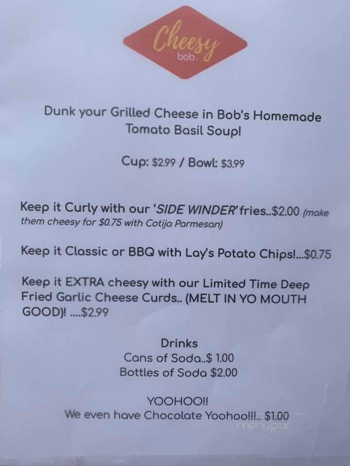 Cheesy Bob Grilled Cheese - Florence, AL menu_pic
