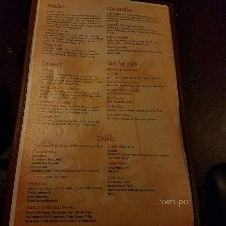 Cocolito's - Pleasant Grove, UT menu_pic