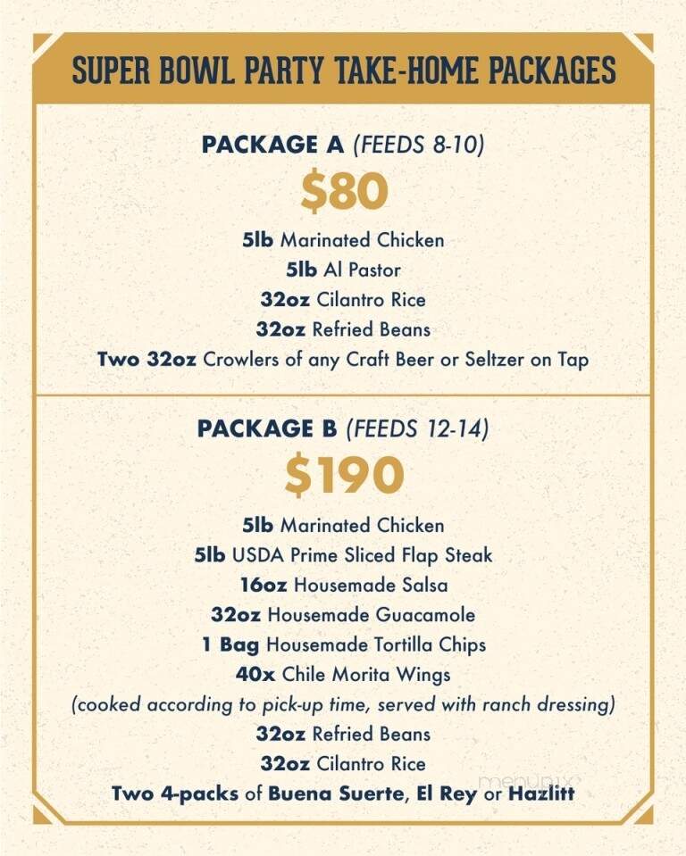 La Bodega Brewing - Whittier, CA menu_pic