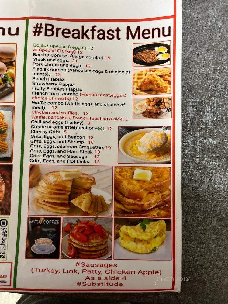 Bojax Kitchen - Oakland, CA menu_pic