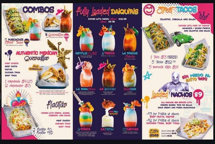 Online Menu of Daiquiri Xpress Mexican Taco Bar, Pearland, TX