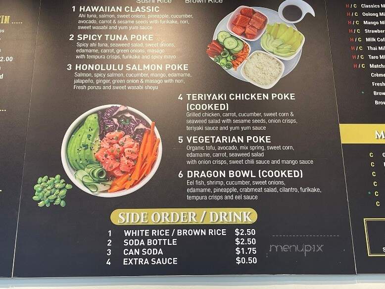 Bubble Fish - Pittsburgh, PA menu_pic