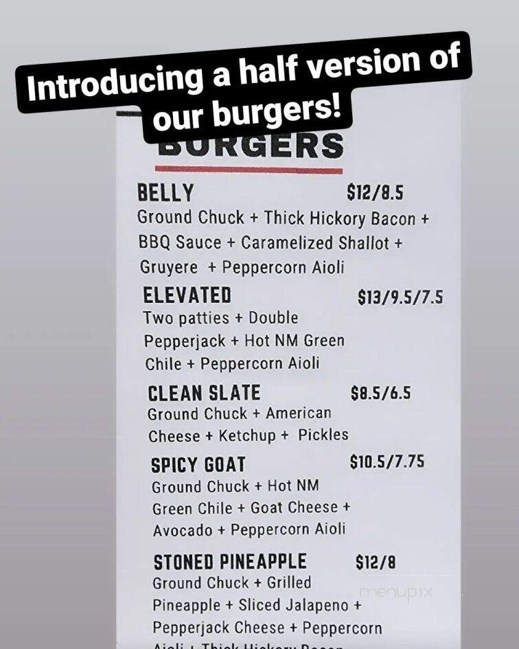Roadrunner Cafe - Roswell, NM menu_pic