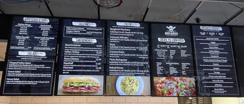 Buccaneer Pizza - Villa Park, CA menu_pic