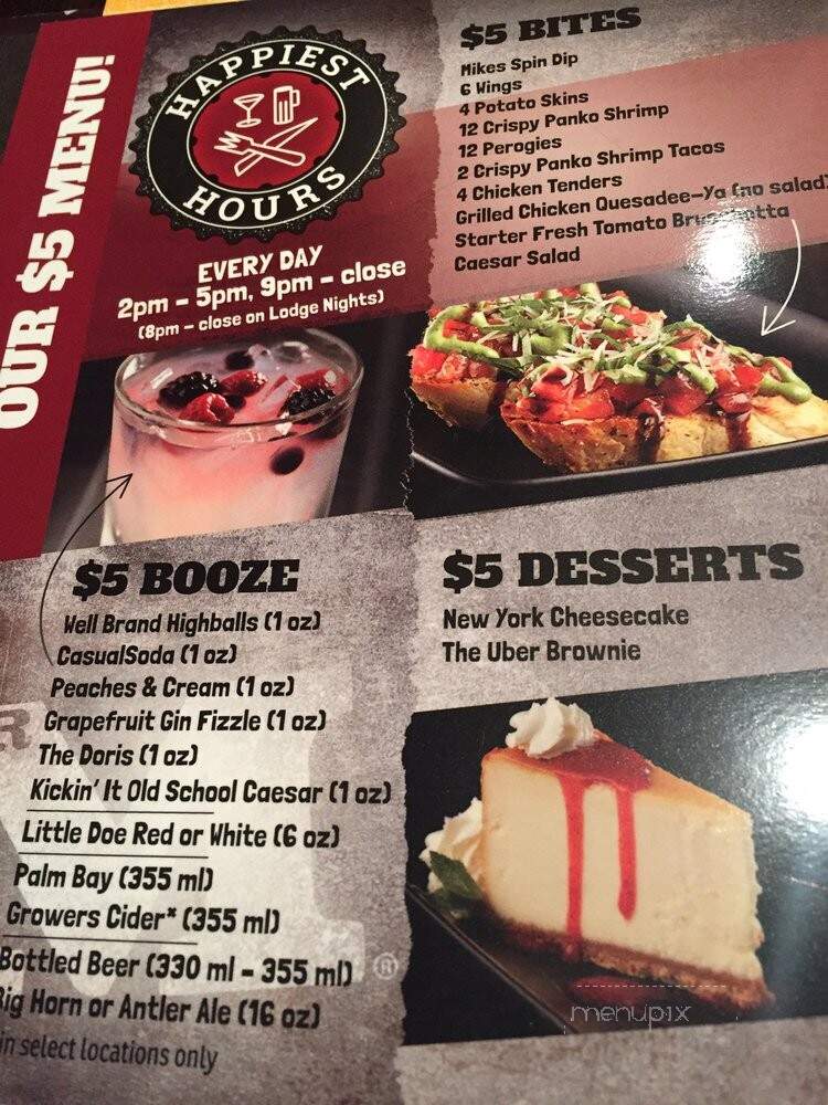 Mr Mikes Steakhouse - Stony Plain, AB menu_pic