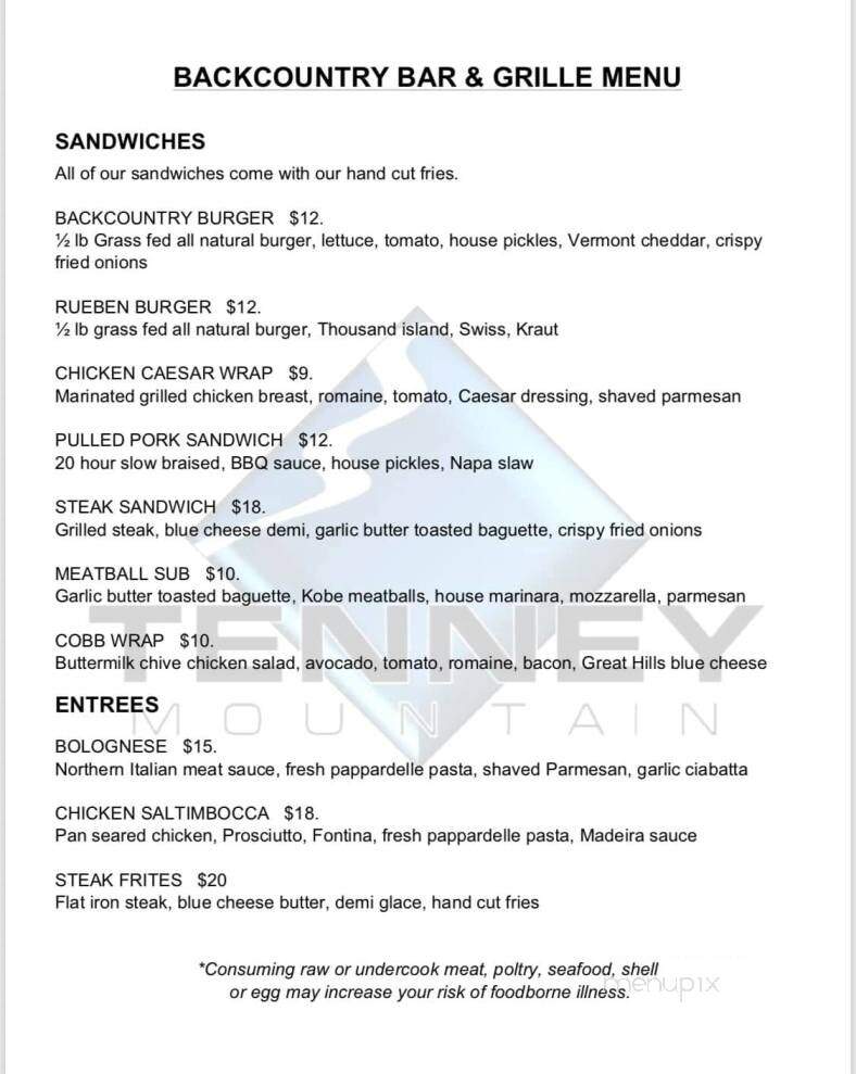 Schooners Grill - Poquoson, VA menu_pic