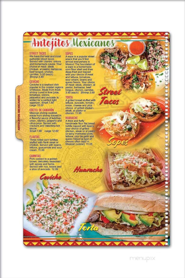Los Bravos Mexican Restaurant - Boonville, IN menu_pic