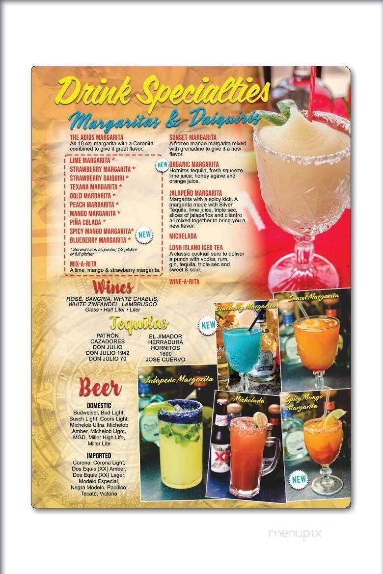Los Bravos Mexican Restaurant - Boonville, IN menu_pic