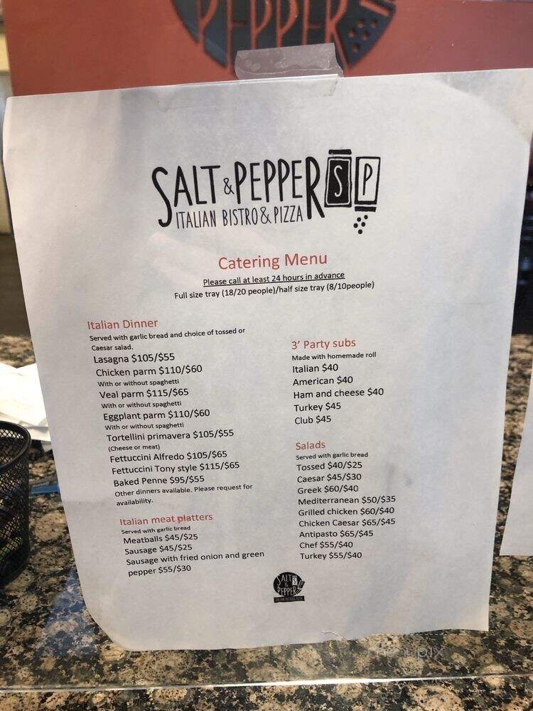 Salt & Pepper Italian Bistro Pizza - Lancaster, PA