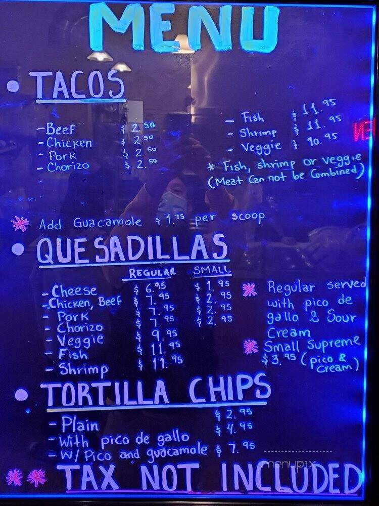 Michoacana Grill - Kennett Square, PA menu_pic