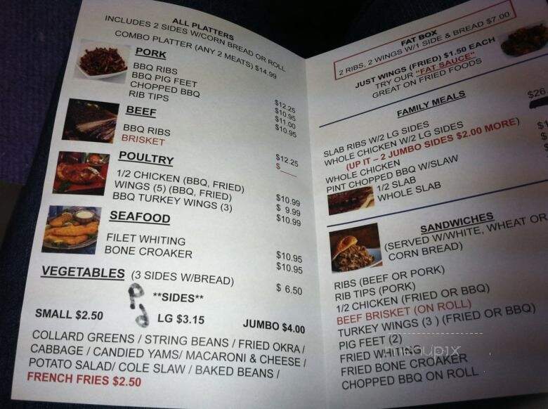 The Rolling Rib - Upper Marlboro, MD menu_pic