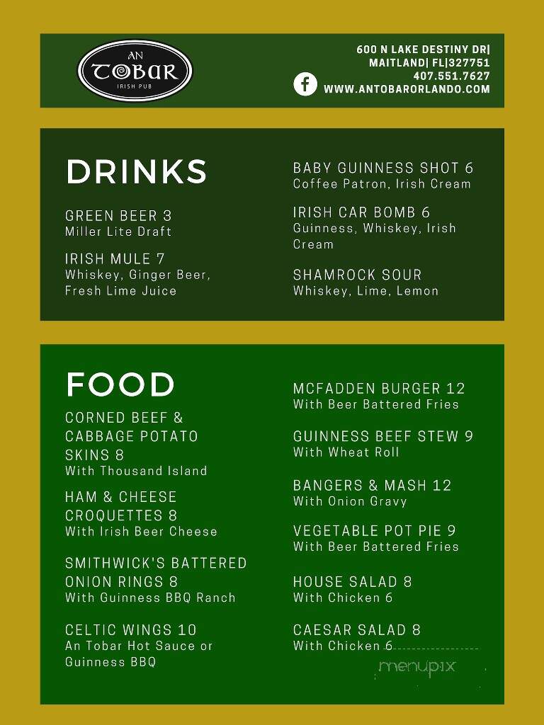 Humanitree House - Augusta, GA menu_pic