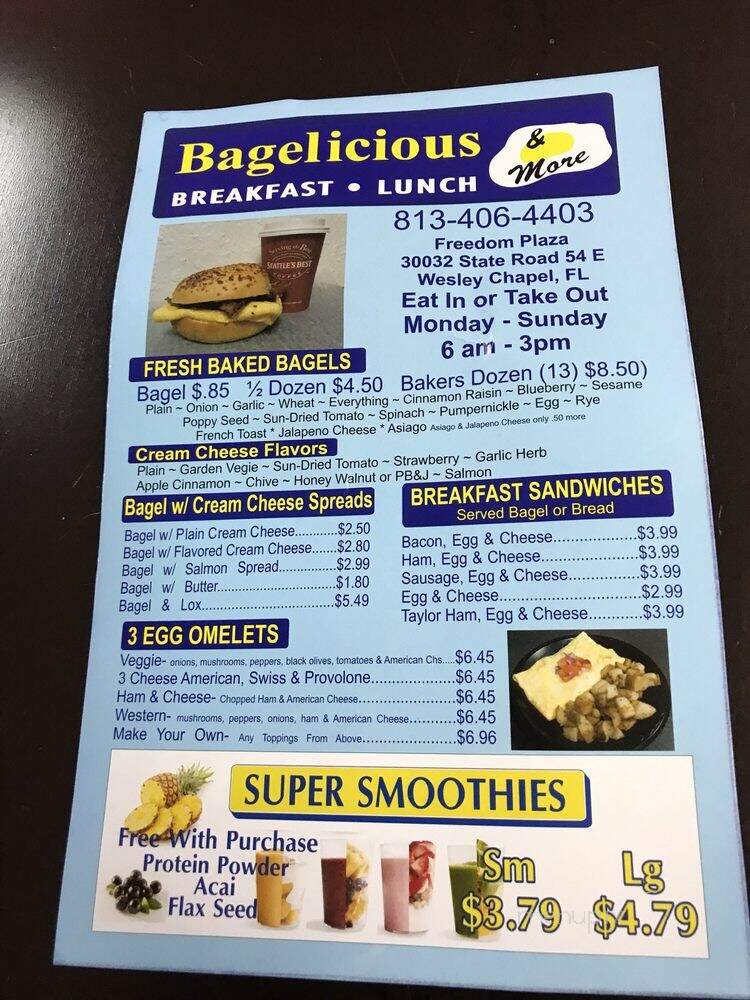 Bagelicious and More - Wesley Chapel, FL