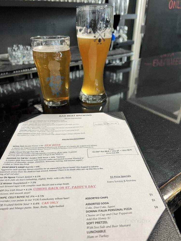 Bad Beat Brewing - Henderson, NV menu_pic