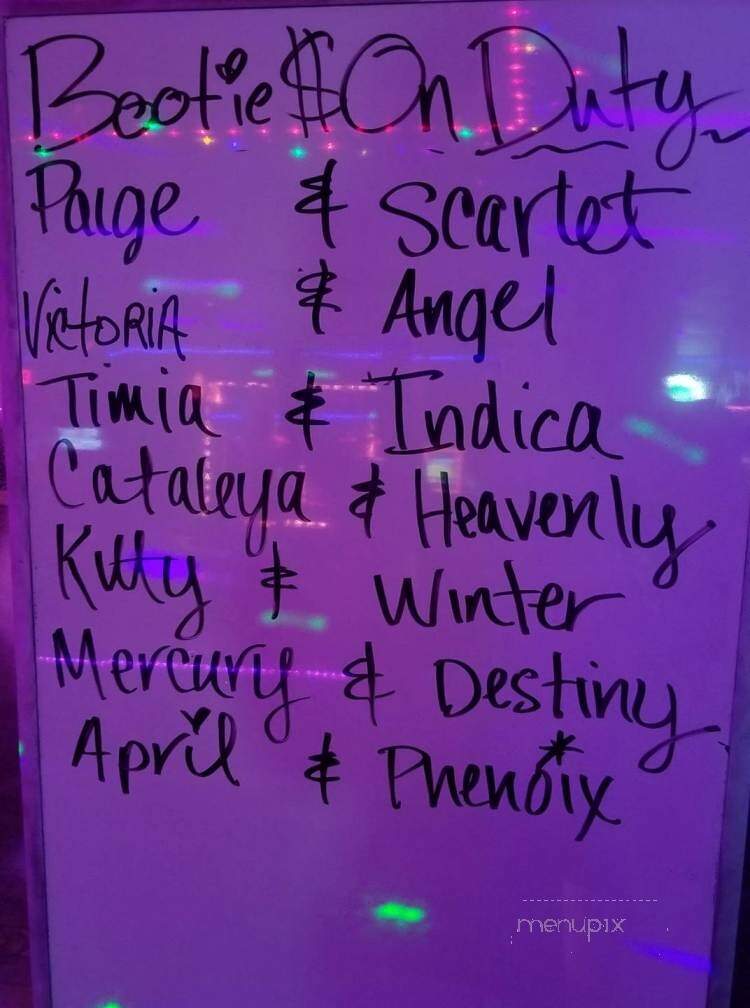 Shimmers Gentlemens Club - Portland, OR menu_pic