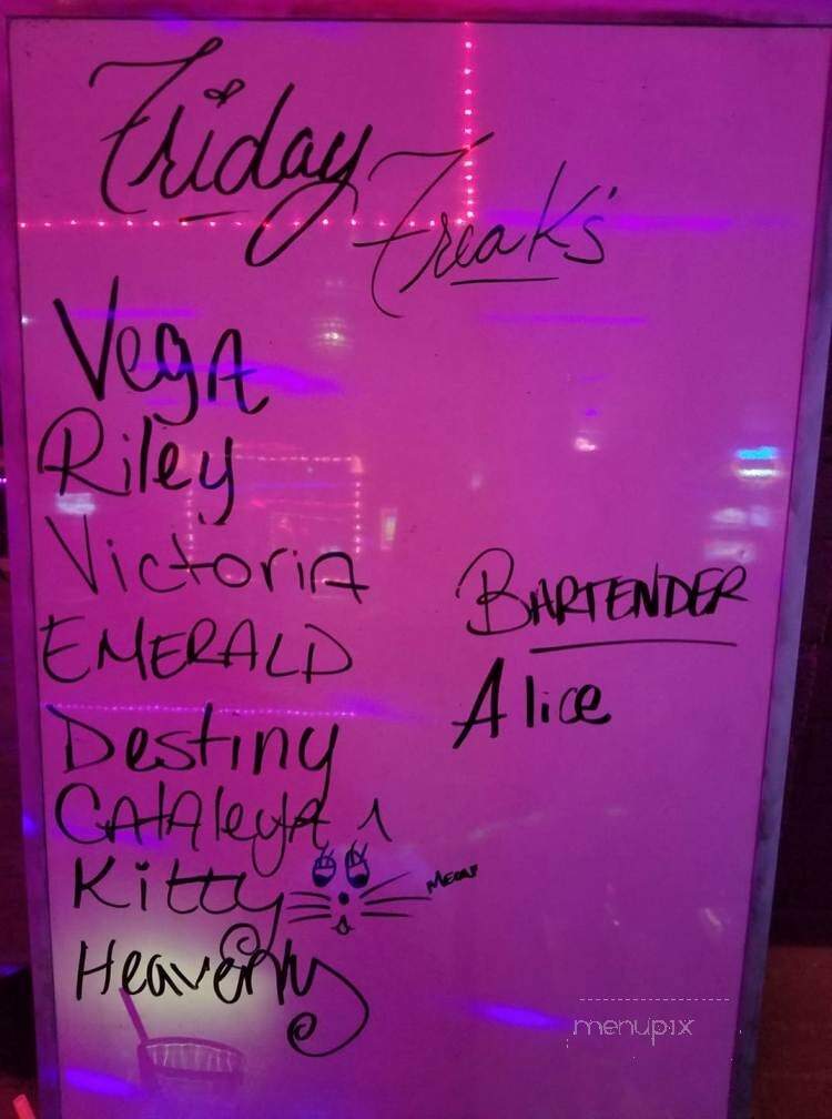 Shimmers Gentlemens Club - Portland, OR menu_pic