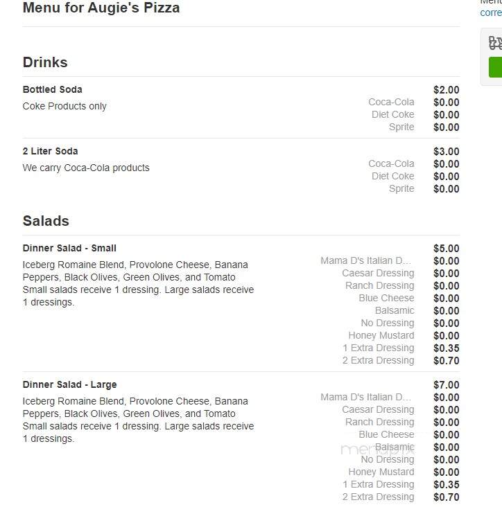 Augie's Pizza - Chagrin Falls, OH