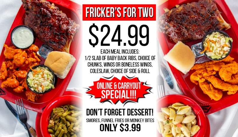 Fricker's - Findlay, OH menu_pic