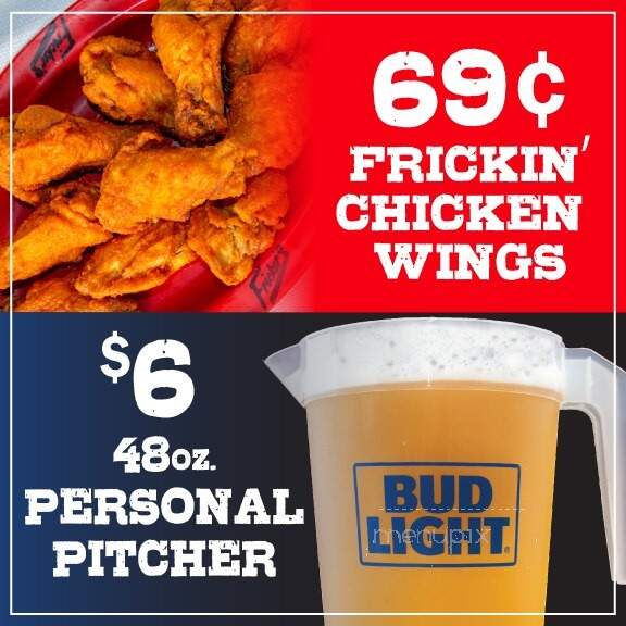 Fricker's - Findlay, OH menu_pic