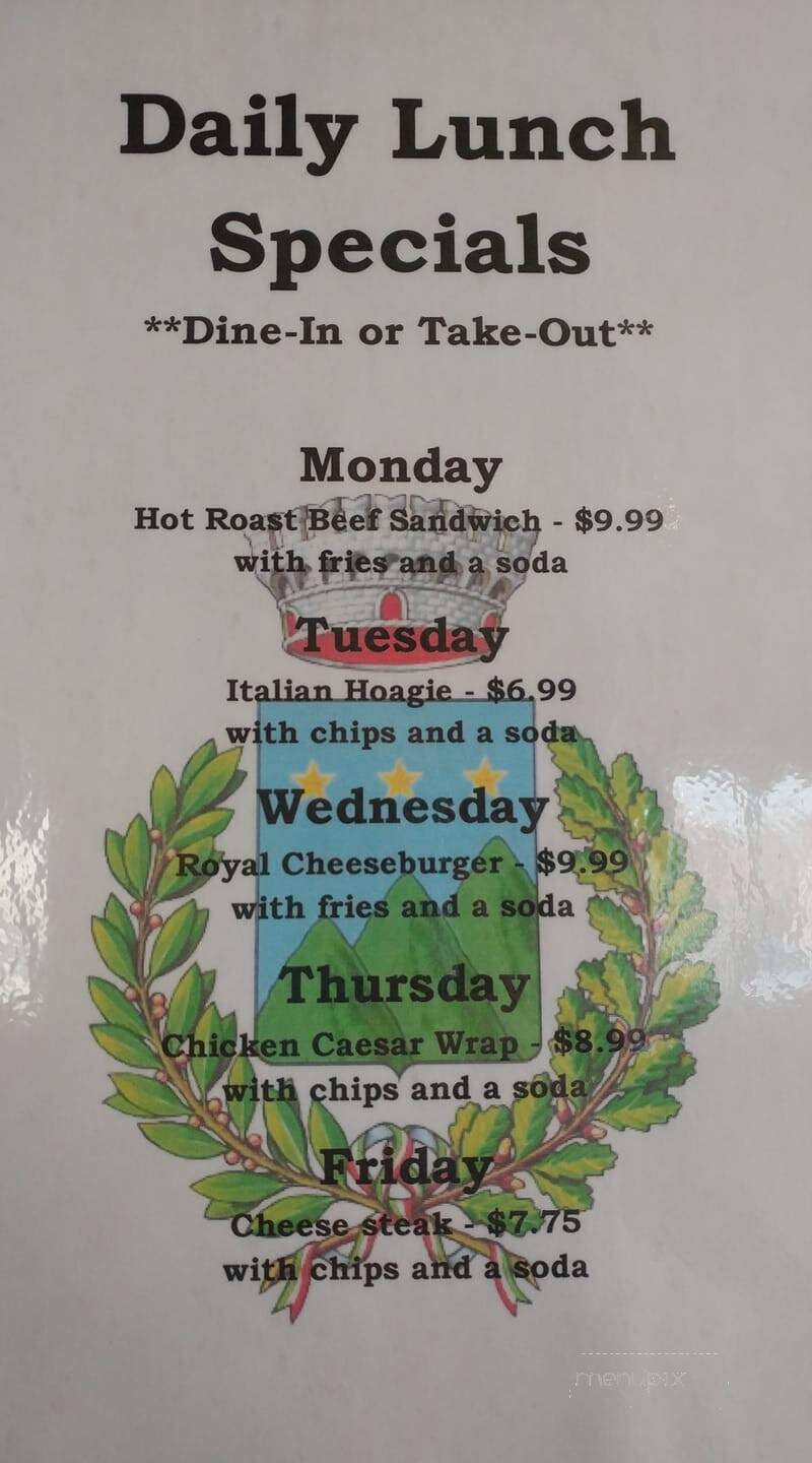 Montella ' s Pub - Lansdale, PA menu_pic