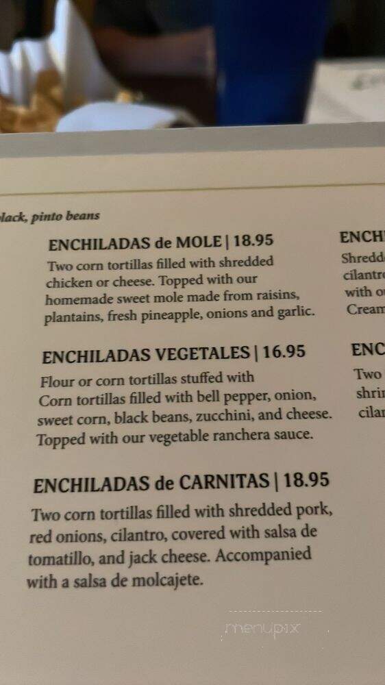 Rio Azul Mexican Bar Grill - Palm Springs, CA menu_pic
