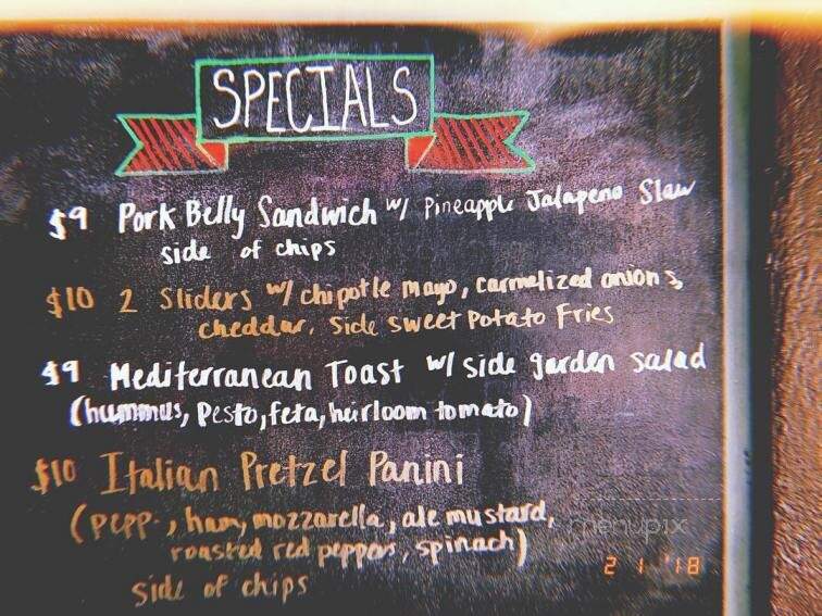 Kraftsmen Cafe - Houston, TX menu_pic