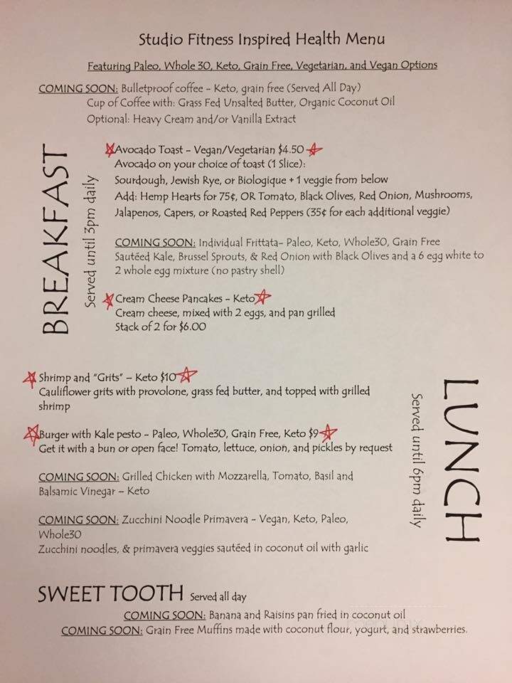 Kraftsmen Cafe - Houston, TX menu_pic
