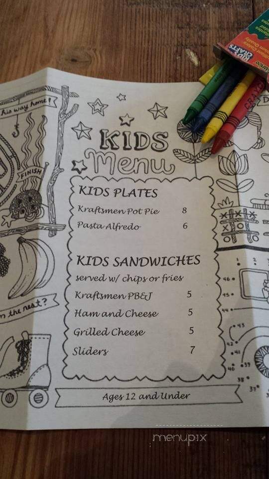 Kraftsmen Cafe - Houston, TX menu_pic