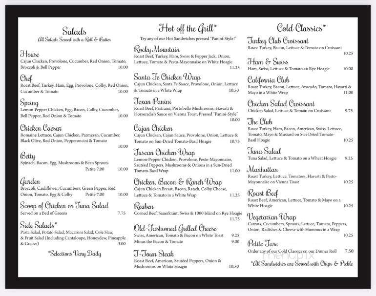 Michael's Cafe Bakery - Toledo, OH menu_pic