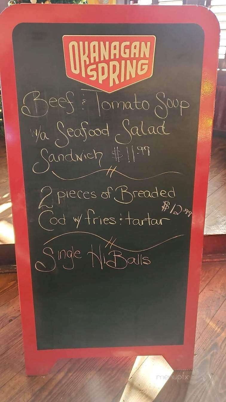 Brown Bridge Pub - Princeton, BC menu_pic