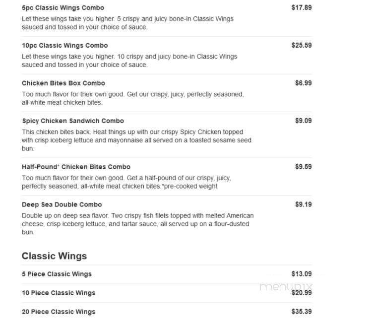 Rally's Hamburgers - Niles, OH menu_pic