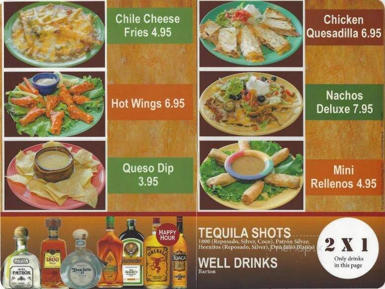 El Mirador - Northglenn, CO menu_pic