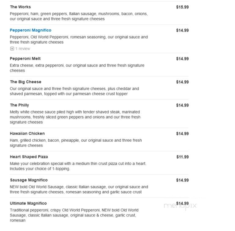 Marco's Pizza - Noblesville, IN menu_pic