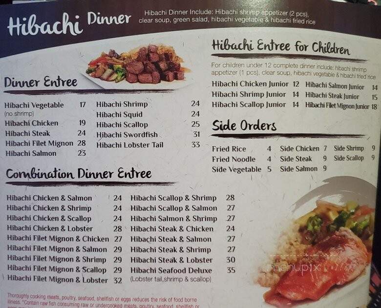 Sakimura - Meriden, CT menu_pic