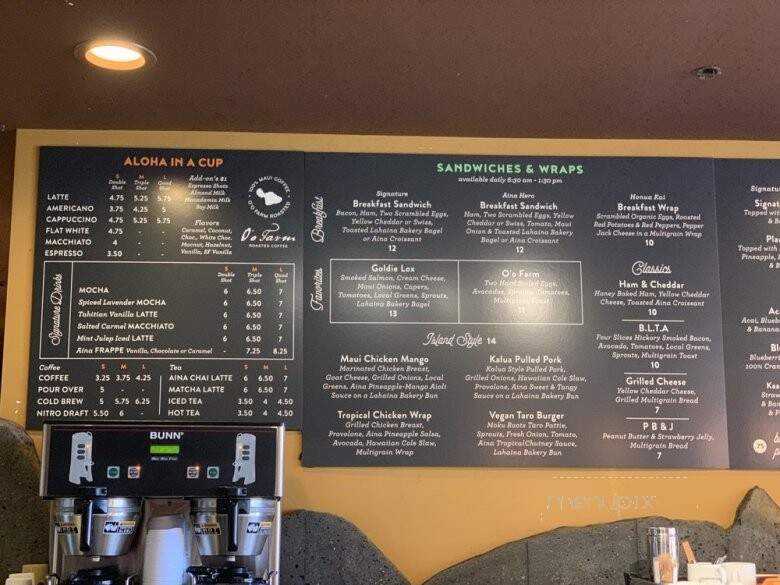 Aina Gourmet Market - Lahaina, HI menu_pic