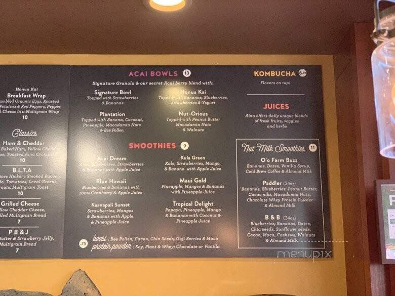 Aina Gourmet Market - Lahaina, HI menu_pic