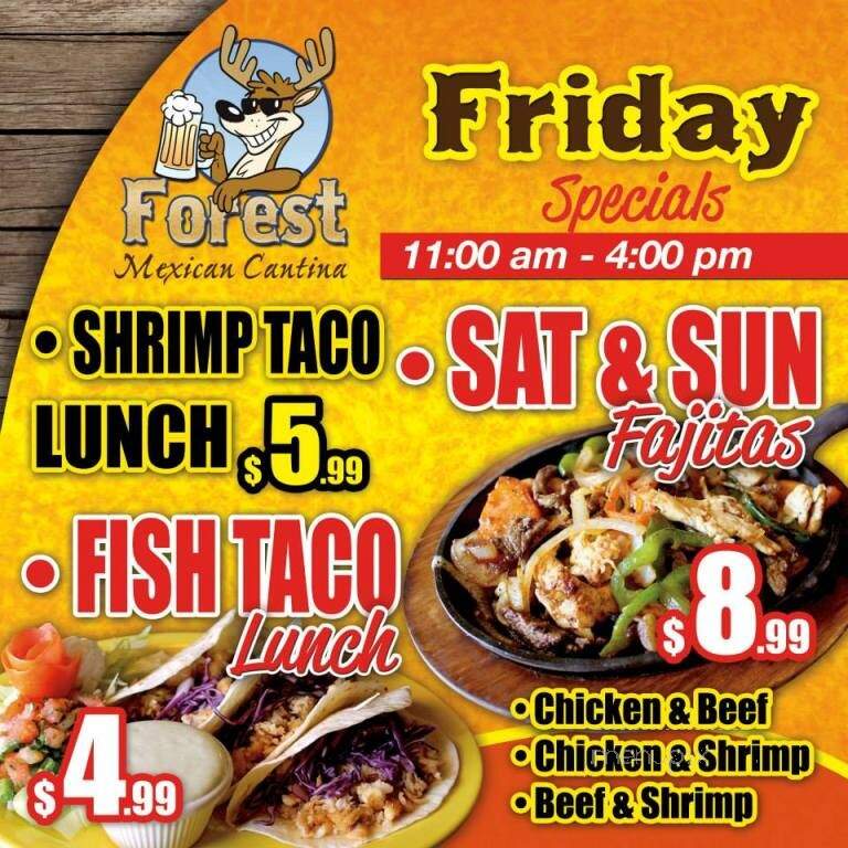 Forest Mexican Cantina - Lake Orion, MI menu_pic