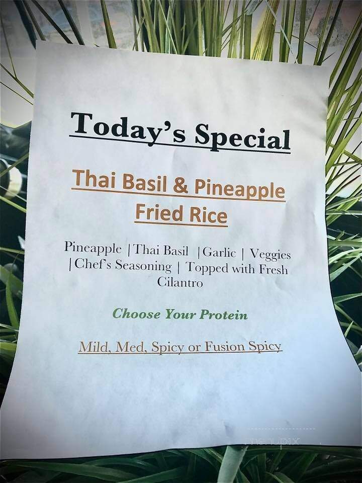 Fusion Food Truck - Jacksonville, FL menu_pic