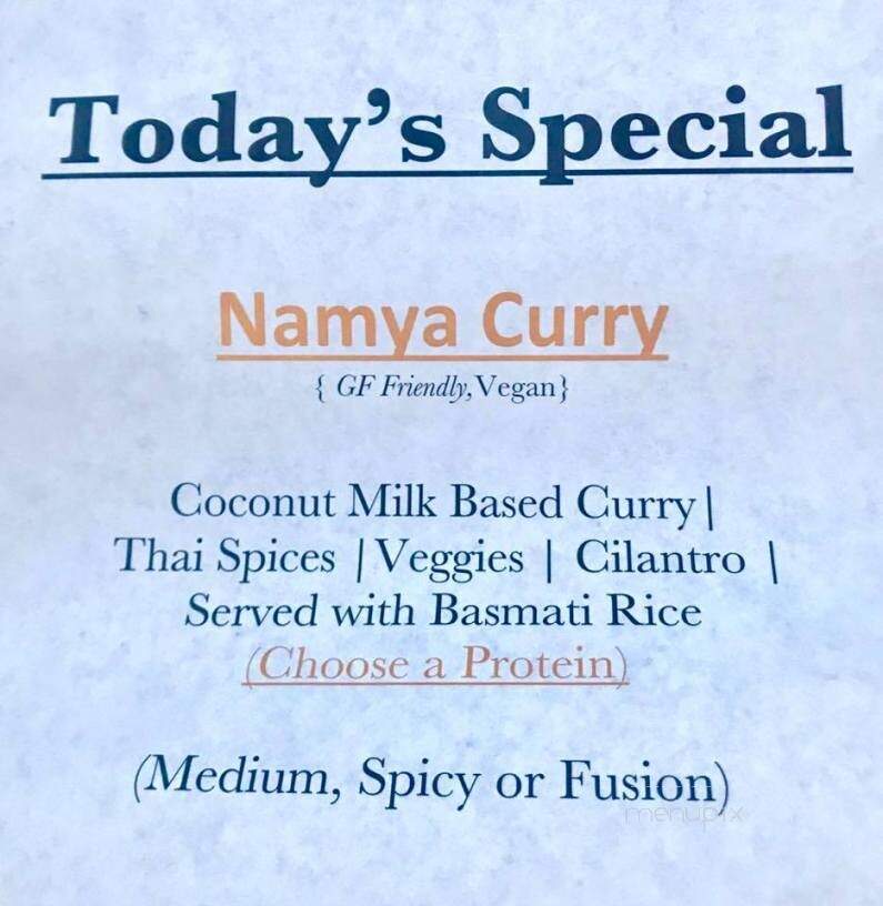 Fusion Food Truck - Jacksonville, FL menu_pic