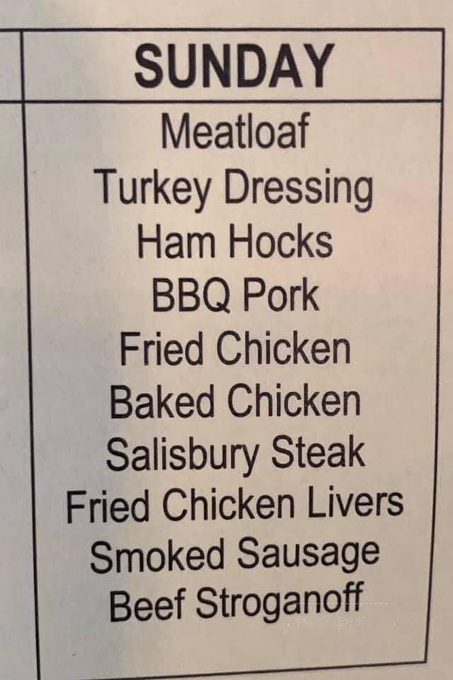 Green Tomato Buffet - Greenville, SC menu_pic
