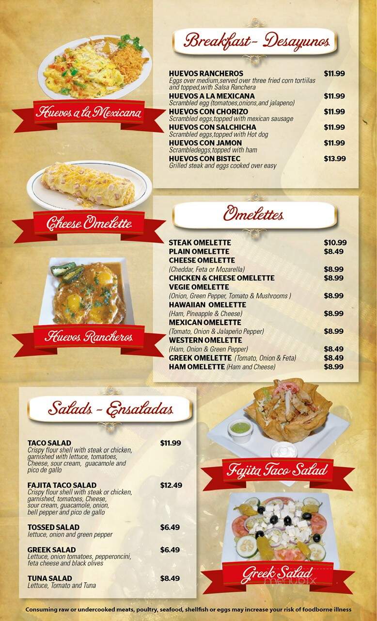 Guerrero's Bakery and Mexican Restaurant - Sarasota, FL menu_pic