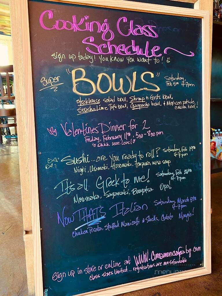 Cinnamon Sugar and Spice Cafe - Albuquerque, NM menu_pic