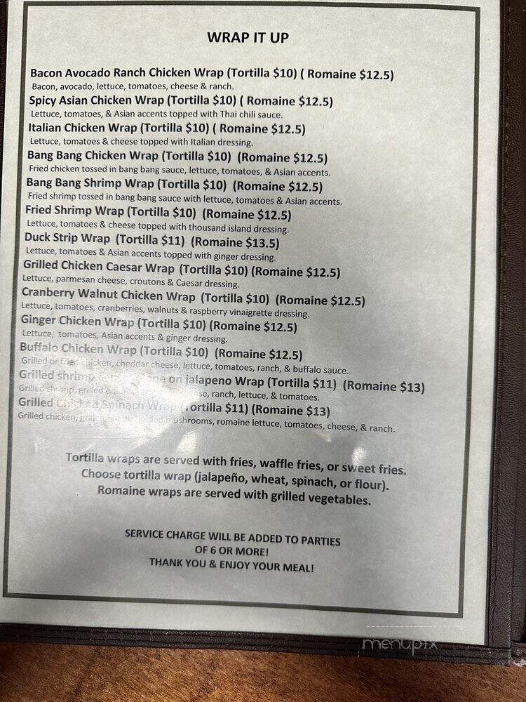 Cher-Amies - Cut Off, LA menu_pic